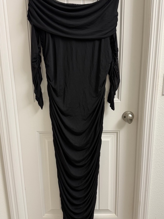 Fashion Nova Dresses & Skirts - Elegant Black Off-Shoulder Ruched Women’s Dress